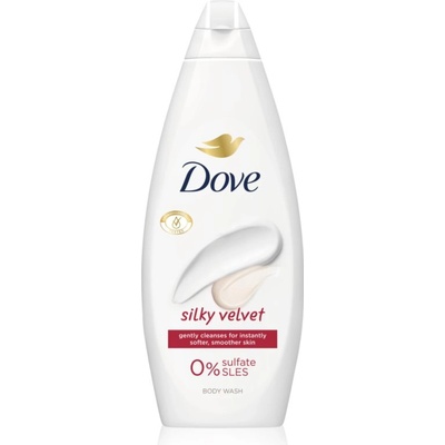 Dove Silky Velvet овлажняващ душ гел 720ml