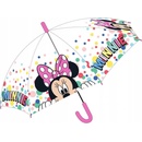 Deštníky Minnie mouse deštník dívčí průhledný růžový