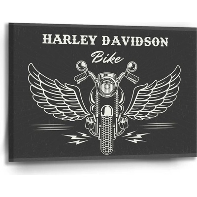 Sablio Obraz Harley-Davidson S krídlami - 90x60 cm