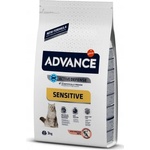 Affinity Advance Cat Adult Sensitive - сьомга и ориз, високачествена храна за пораснали котки от 1 до 10 години, лъскав косъм, здрава кожа, Испания - 3 кг