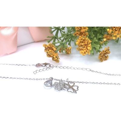 Jan Kos Jewellery Stříbrný řetízek s přívěskem 12111609