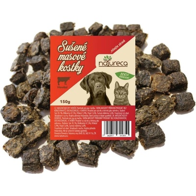 Natureca pochoutka Masové kostky-Hovězí, 100%maso 150 g