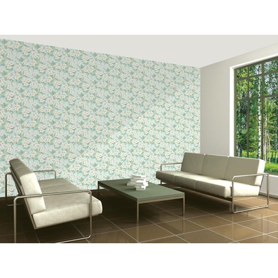 DIMEX ART Луксозна флизелинова тапета бели цветя