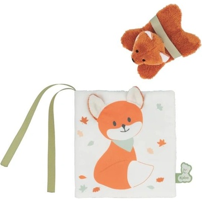 Kaloo Les Amis Текстилна книжка с плюшена играчка и Лисицата Паприка