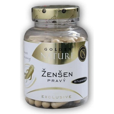 Golden Natur Ženšen pravý 80% ginsenosidov 100 kapsúl