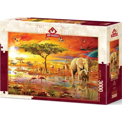 Art Puzzle Пъзел Art Puzzle от 3000 части - Сафари в Африка (5529)