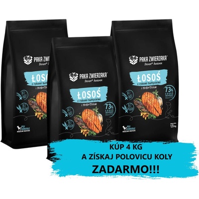 Paka Zwierzaka Siedme nebo losos & baltické ryby 4,5 kg