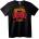 NOONEBRAND Тениска Saiya Фитнес Над 9000 - M, Black