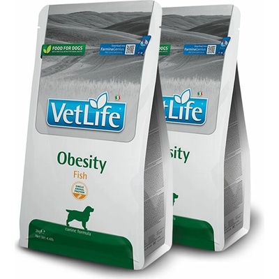 Vet Life Obesity Fish Canine 2 x 12 kg