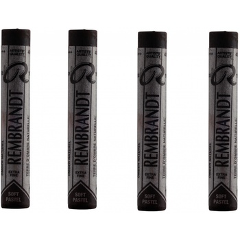 Rembrandt Soft Pastel sada suchých pastelov raw Umber 2 4 ks