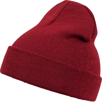 Masterdis Бийни шапка в тъмночервен цвят MSTRDS Beanie Basic Flap maroon UB-10248-00150 - Тъмночервен, размер one size