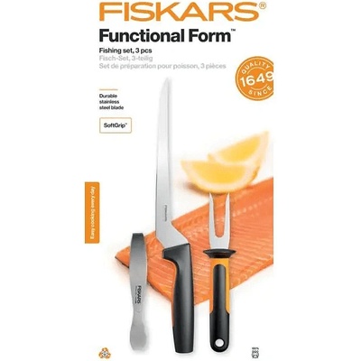 Fiskars Комплект за почистване на риба Functional Form, 3 части (FS 1057560)
