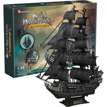 CubicFun 3D puzzle Plachetnice Queen Anne's Revenge 328 ks