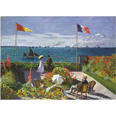 EUROGRAPHICS Záhrada v Sainte-Adresse 1000 dielov