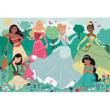 Clementoni - Puzzle Princezné disney 104 maxi - 100 piese