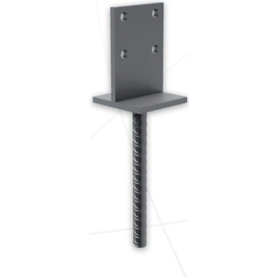 Hašpl Patka kotevní do betonu T 90x90x4,0