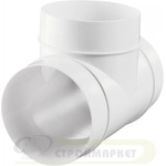 VENTS ТРОЙНИК 131 ЗА ВЪЗДУХОВОД ф100 ПВЦ (131)