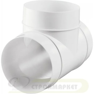 VENTS ТРОЙНИК 131 ЗА ВЪЗДУХОВОД ф100 ПВЦ (131)