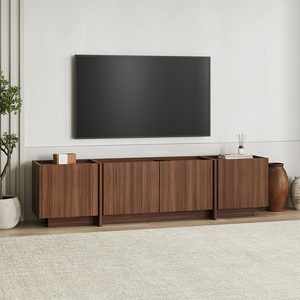TopMebel ТВ шкаф Lowen TopMebel от меламин в цвят орех милано 180x35x46.2cm