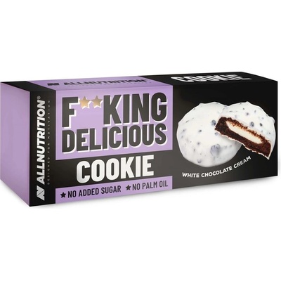 All Nutrition F**king Delicious Cookie biela čokoláda 128 g