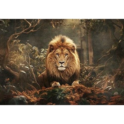 Postershop Fototapeta vliesová Animals Cats Lion rozměry 312x219cm