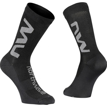 Northwave Мъжки чорапи за колоездене Northwave Extreme Air Sock Cycling socks - Black / Grey - размер 36-39 (EU) (201-7325-0412)
