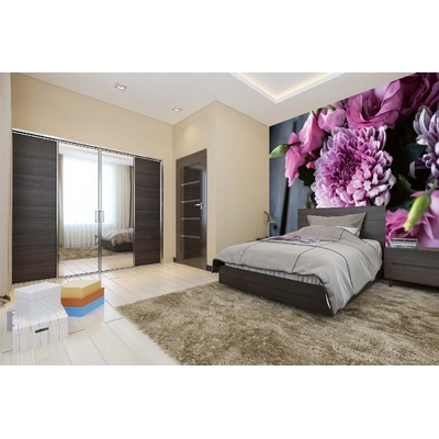 DIMEX ART Самозалепваща се флизелинова фототапета букет от лилави цветя 375 x 250 см