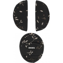 Dooky Chránič pásu Universal Pads Romantic Leaves Black