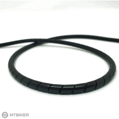 capgo BL špirálová omotávka, ID 4.8 mm, OD 6 mm, čierna, 2 m