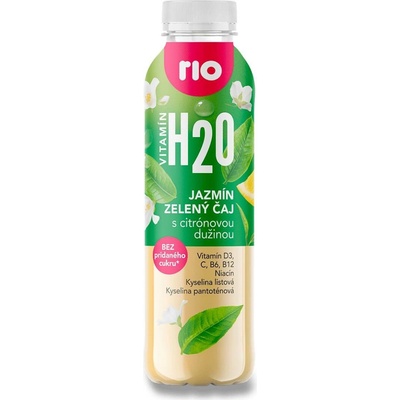 Rio H2O jasmín zelený čaj 400 ml