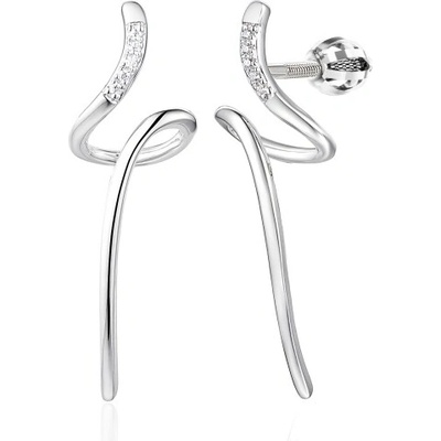 Gems, Originální náušnice Elysara, bílé zlato s brilianty, 585-38-3-1695.1B00.0.00.HSI.000.05