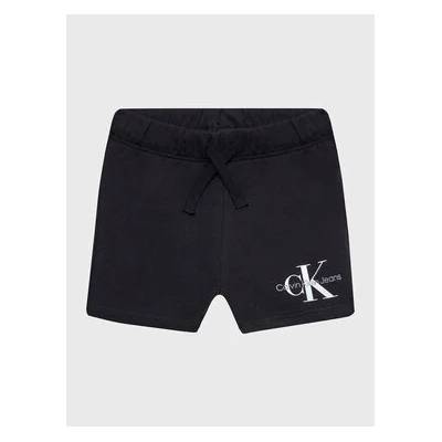 Calvin Klein Jeans Спортни шорти Monogram Logo IN0IN00061 Черен Regular Fit (Monogram Logo IN0IN00061)