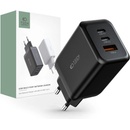 Tech-Protect C65W-2 2x USB-C + 1x USB-A Black (9490713934524)
