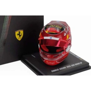 LookSmart Модели на автомобили и мотоциклети Модел на каска 1: 5 Charles Leclerc - SF Abu Dhabi 2024 - 1: 5 (TRS8988-4059)