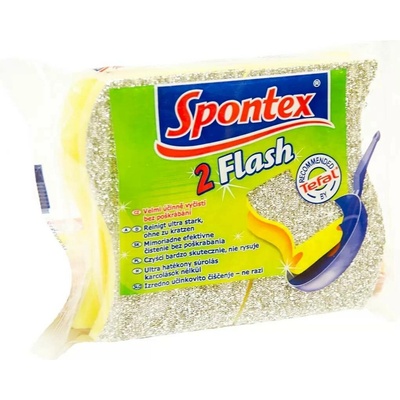 Spontex Flash houbička na teflon 2 ks