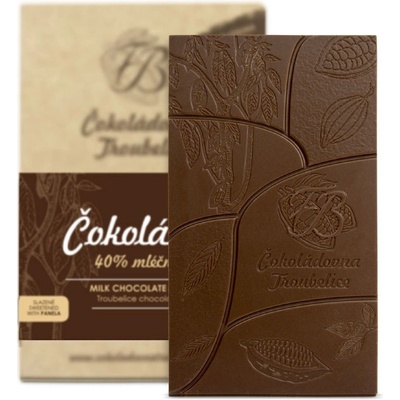 Čokoládovna Troubelice mléčná 40% s jogurtem 45 g