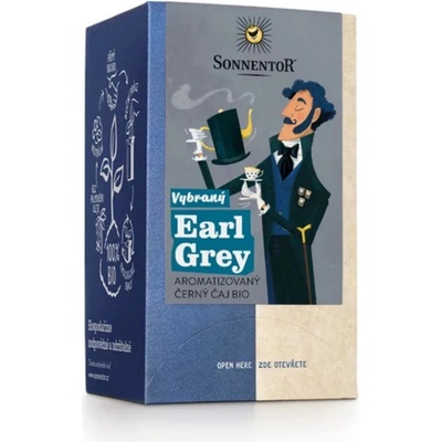 Sonnentor Earl Grey čierny čaj 18 sáčkov