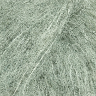 Příze DROPS Brushed Alpaca Silk 21 - zelená šalvěj