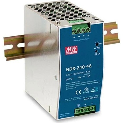 MEANWELL NDR-240-24 Průmyslový napájecí zdroj 24 V, 10 A