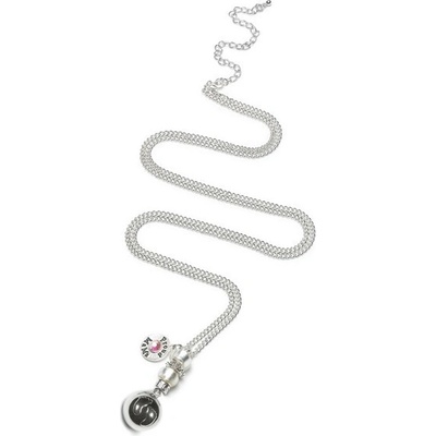 Proud MaMa Přívěšek mexická bola DeLuxe kulička s dětskou nožičkou v barvě stříbrné 261