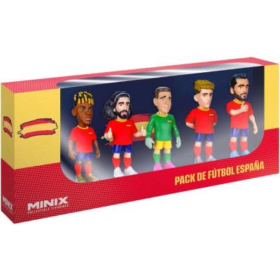 MINIX Комплект фигурки Minix - Национален отбор Испания, 5 броя, 7 cm (23646)