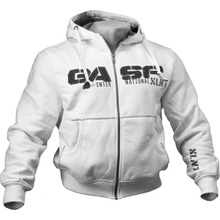 Gasp 1,2 LBS HOODIE WHITE mikina s kapucí Gasp bílá