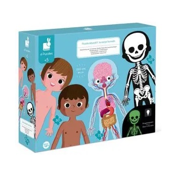 Image 1 of Janod - Образователен пъзел - Човешкото тяло (J02681)