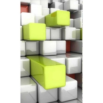 DIMEX ART Флизелинов фототапет 3d кубчета 150 x 250 см