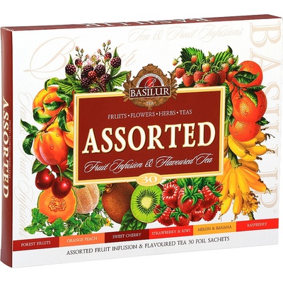 Basilur Fruit Infusions Assorted 30 gastro sáčků