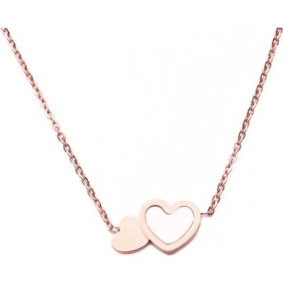Bangles.cz Řetízek shell heart rose gold 1307