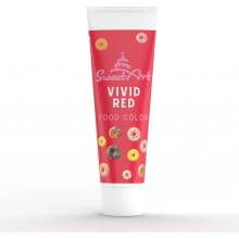 SweetArt gelová farba v tube Vivid Red 30 g