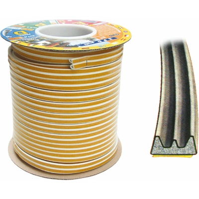 Tesa 94730 | Tesnenie samolepiace 55701, profil E 9x4 mm, biele