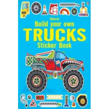 Image 1 of Build Your Own Trucks Sticker Book | Simon Tudhope