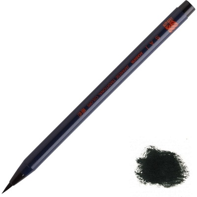 Akashiya SAI Japanese Акварелни химикалки 12 Black 1 бр (04.7112)